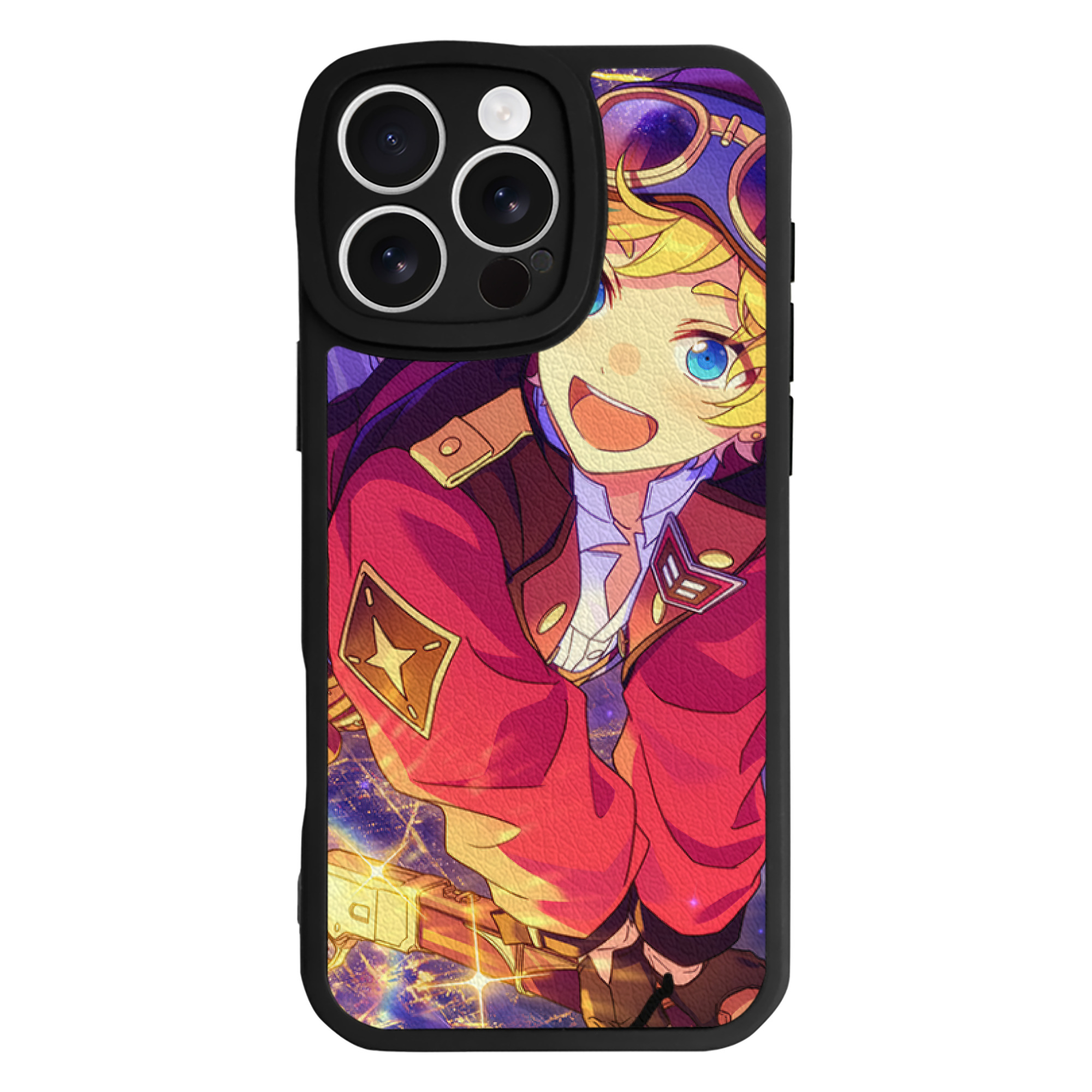 （画像用） あんさんぶるスターズ! Ensemble Stars 【iPhone 16シリーズ対応】シリコンスマホケース（レザー調） 材質：シリコン